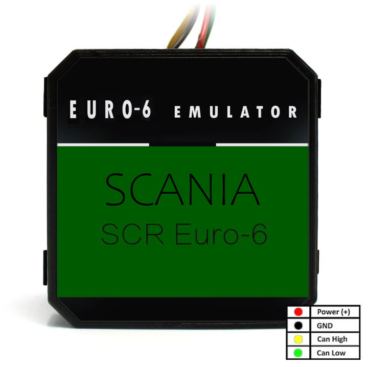 Эмулятор Scania Euro 6 для системы AdBlue. Отключает SCR мочевину AdBlue и NOX на Scania R, P и G серий